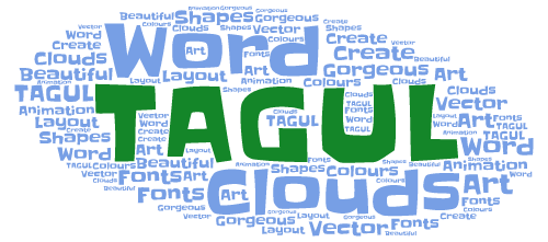 Tagul - Word Cloud Art Logo